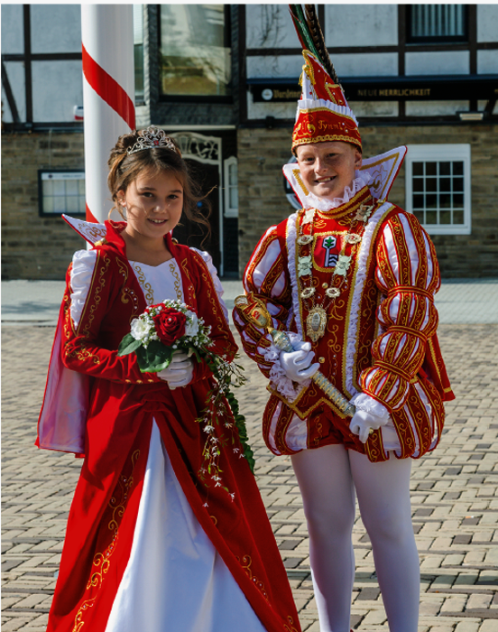 Kinder-Prinzenpaar Festausschuss Velberter Karneval